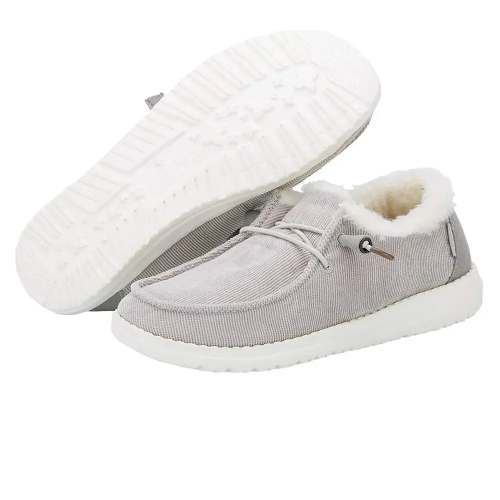 HEY DUDE WOMEN'S WENDY CHAMBRAY | WOMEN'S SHOES |GREY, 12, GREY, 10 UK